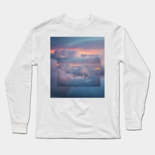 Blue Sky Pattern Long Sleeve T-Shirt